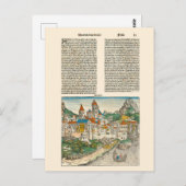 Aquileia Italien Nürnberg Chronicle Medieval Book Postkarte (Vorne/Hinten)