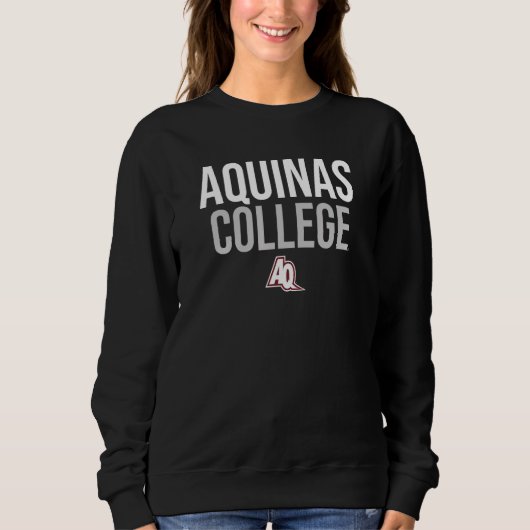Aquinas College Saints Stacked Sweatshirt (Vorderseite)