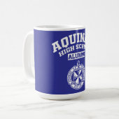 Aquinas High School NY Alumni-Tasse Kaffeetasse (Vorderseite Links)