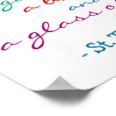 Aquinas Sorrow Zitat von SRF Poster (Ecke)