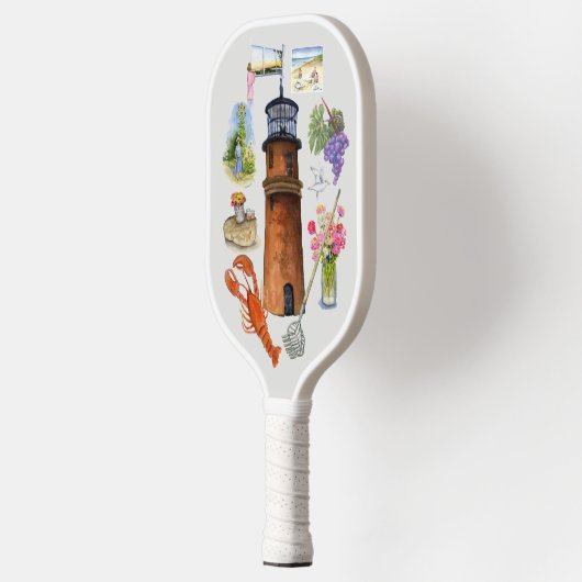 Aquinnah medley auf einem Pickleball Pickleball Schläger (Links)