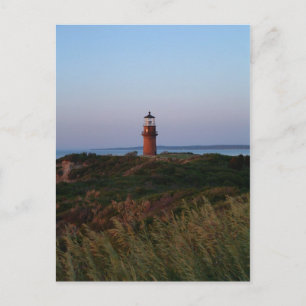 Aquinnah Sunset and Lighthouse Postcard Postkarte