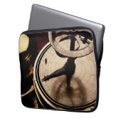 Äquinoktialsolaruhr | 1880 laptopschutzhülle (Vorderseite Links)