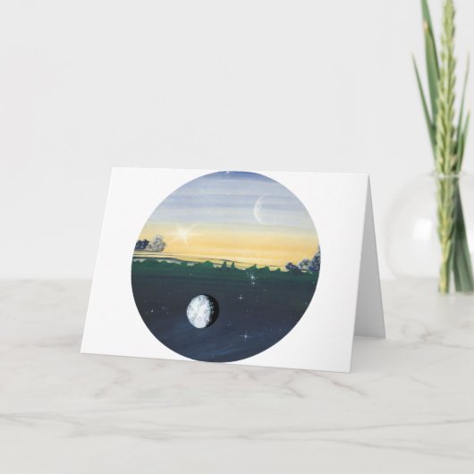 Äquinoktikum Feiertagskarte (Vorderseite)