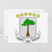 Äquivalente Guinea Postkarte (Vorne/Hinten)