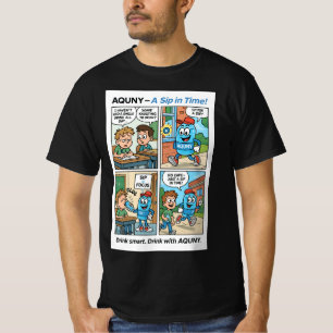 AQUNY - Ein Schluck in der Zeit! Funny Hydration H T-Shirt