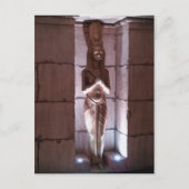 Äqyptische Statue Postkarte (Vorderseite)