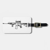 AR15 GEPÄCKANHÄNGER (Vorderseite horizontal)