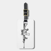 AR15 GEPÄCKANHÄNGER (Vorderseite vertikal)