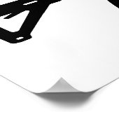 ar15 : Ich lebe wie kugelsicher Poster (Ecke)