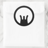 AR15/M16 Sehenswürdigkeiten Runder Aufkleber (Tasche)