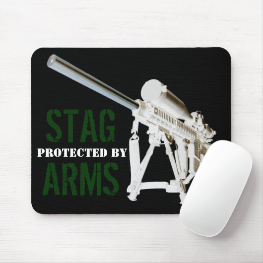 AR15 Mausunterlage geschützt durch HIRSCH-ARME Mousepad (Mit Mouse)