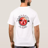 AR15/Spartan Schild T-Shirt (Rückseite)