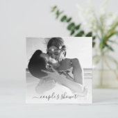 *~* AR18 Künstlerische Foto-DUSCHE Einladung (Stehend Vorderseite)