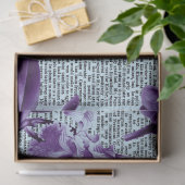 ** AR23 Blume Vintag Viktorianische Entkundung  Seidenpapier (Geschenk)