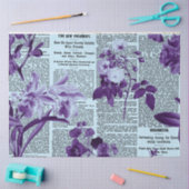 ** AR23 Blume Vintag Viktorianische Entkundung  Seidenpapier (Basteln)