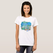 ** AR23 Monet Lily Pads Pond Painting T - Shirt (Vorne ganz)