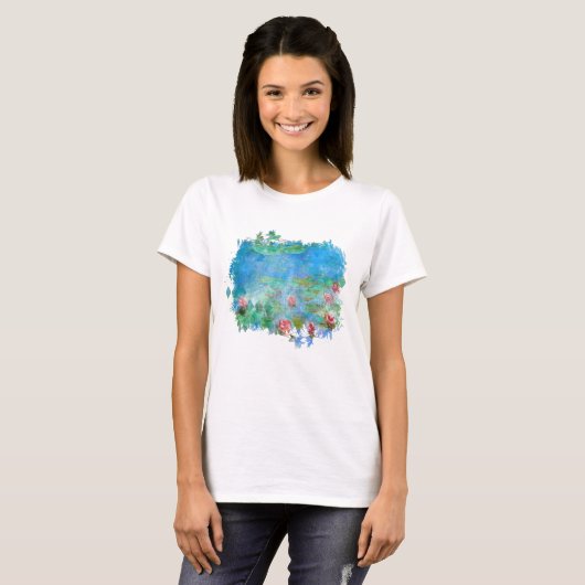 ** AR23 Monet Lily Pads Pond Painting T - Shirt (Vorne ganz)