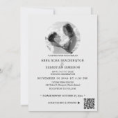 *~* AR26 Rosa 29 QR Viktorianisches UAWG Hochzeit Einladung (Rückseite)