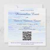 *~* AR29 Woman Beach Generic DIY JEDES EVENT Party Einladung (Rückseite)