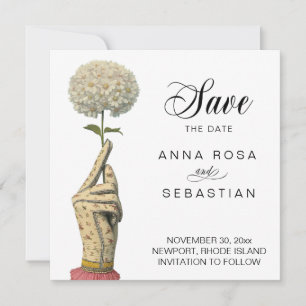 *~* AR6 14 Foto Elegant Vintage Save the Date Einladung
