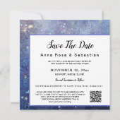 ** AR6 QR Stars FOTO - Website für Hochzeiten Save The Date (Rückseite)