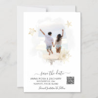 *~* AR6 Save the Date QR Beach Wedding WEBSITE