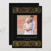 *~* AR6 Viktorianisches QR FOTO UAWG Verziert Hoch Einladung (Vorne/Hinten)