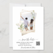 *~* AR6 WEDD SPEICHERN QR Gold - Website Magneteinladung (Vorderseite)