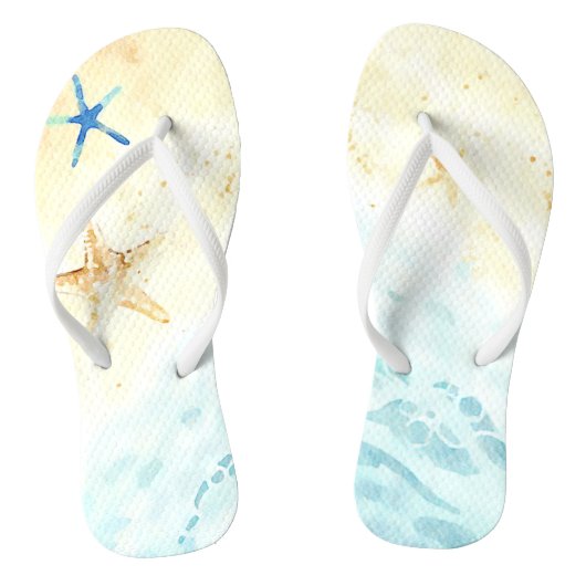 *~* AR7 Beach Sea Shore Star Fisch Nautic Badesandalen (Fußbett)