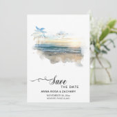 *~* AR7 Foto WEDD SPEICHERN DATUM Website QR Einladung (Stehend Vorderseite)