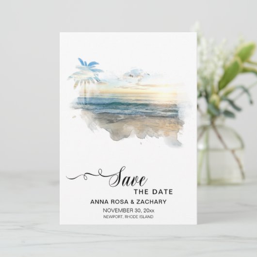 *~* AR7 Foto WEDD SPEICHERN DATUM Website QR Einladung (Stehend Vorderseite)