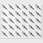 AR-15 (AOM Entwurf) Geschenkpapier (Flach)