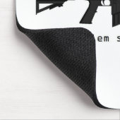 AR-15 (AOM Entwurf) Mousepad (Ecke)
