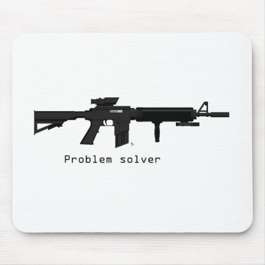 AR-15 (AOM Entwurf) Mousepad (Vorne)