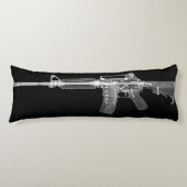 AR-15 AR15 Gewehr-Gewehr-Feuerwaffe WIRKLICHER Seitenschläferkissen (Vorderseite)