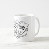 AR 15 BCG Diagramm-Kaffee-Tasse entriegelnd Kaffeetasse (VorderseiteRechts)