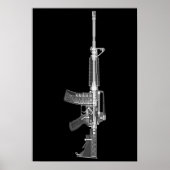 AR-15 CT-Scan/Röntgenplakat Poster (Vorne)