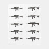 AR-15 FLEECEDECKE (Vorderseite)