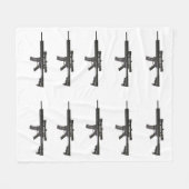 AR-15 FLEECEDECKE (Vorderseite (Horizontal))