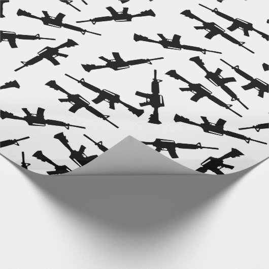AR-15 Geschenkwrap Geschenkpapier (Ecke)