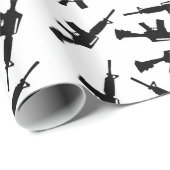 AR-15 Geschenkwrap Geschenkpapier (Rolleneckpunkt)
