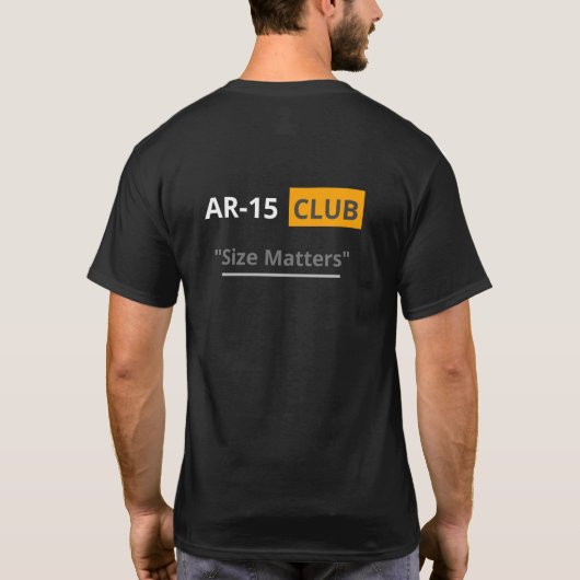 AR-15-Hub T-Shirt (Rückseite)