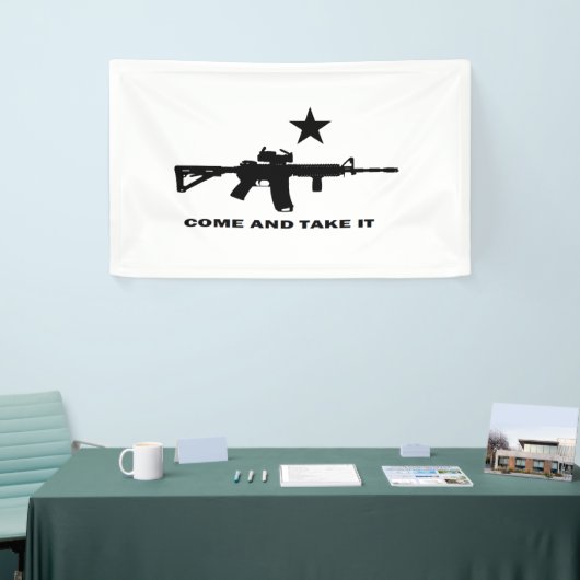 AR 15, Komm und nimm es Uni Dorm Banner (Messeveranstaltung)