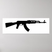 AR-15 Silhouette Poster (Vorne)