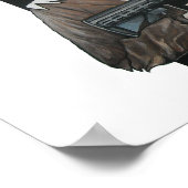 AR-15 Skelett Poster (Ecke)