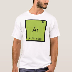 Ar - Archimedes Lustiges Chemie-Element-Symbol-T-S T-Shirt