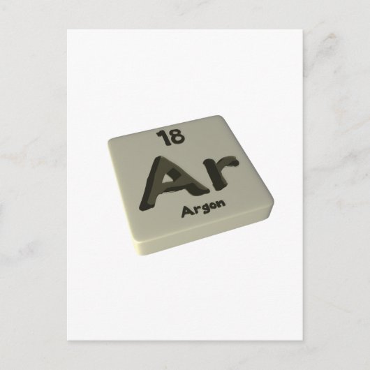 Ar Argon Postkarte (Vorderseite)