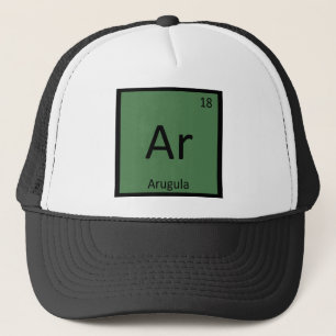 Ar - Arugula Pflanzenchemie Periodische Tabelle Truckerkappe