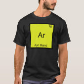 Ar - Ayn Rand Funny Chemistry Element Symbol Tee (Vorderseite)